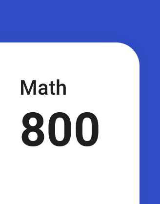 Perfect 800 Score